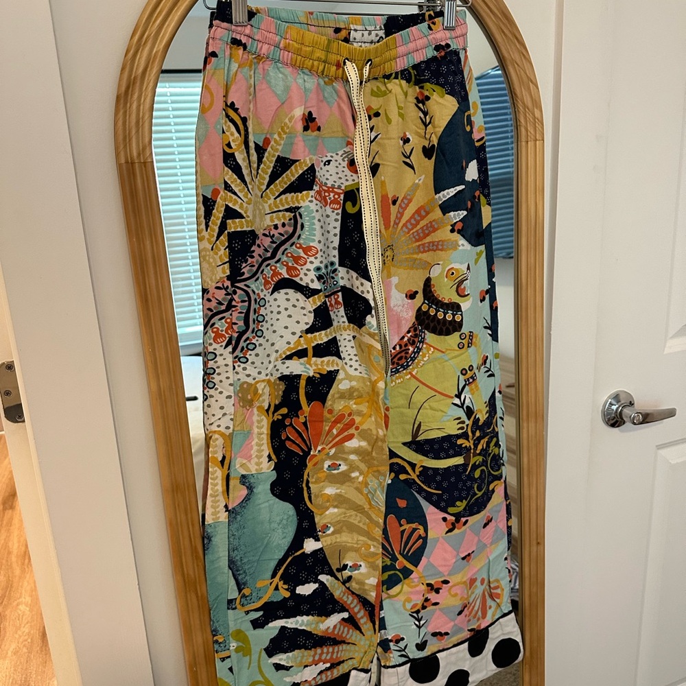 Anthropologie Multicolor Patterned Pants